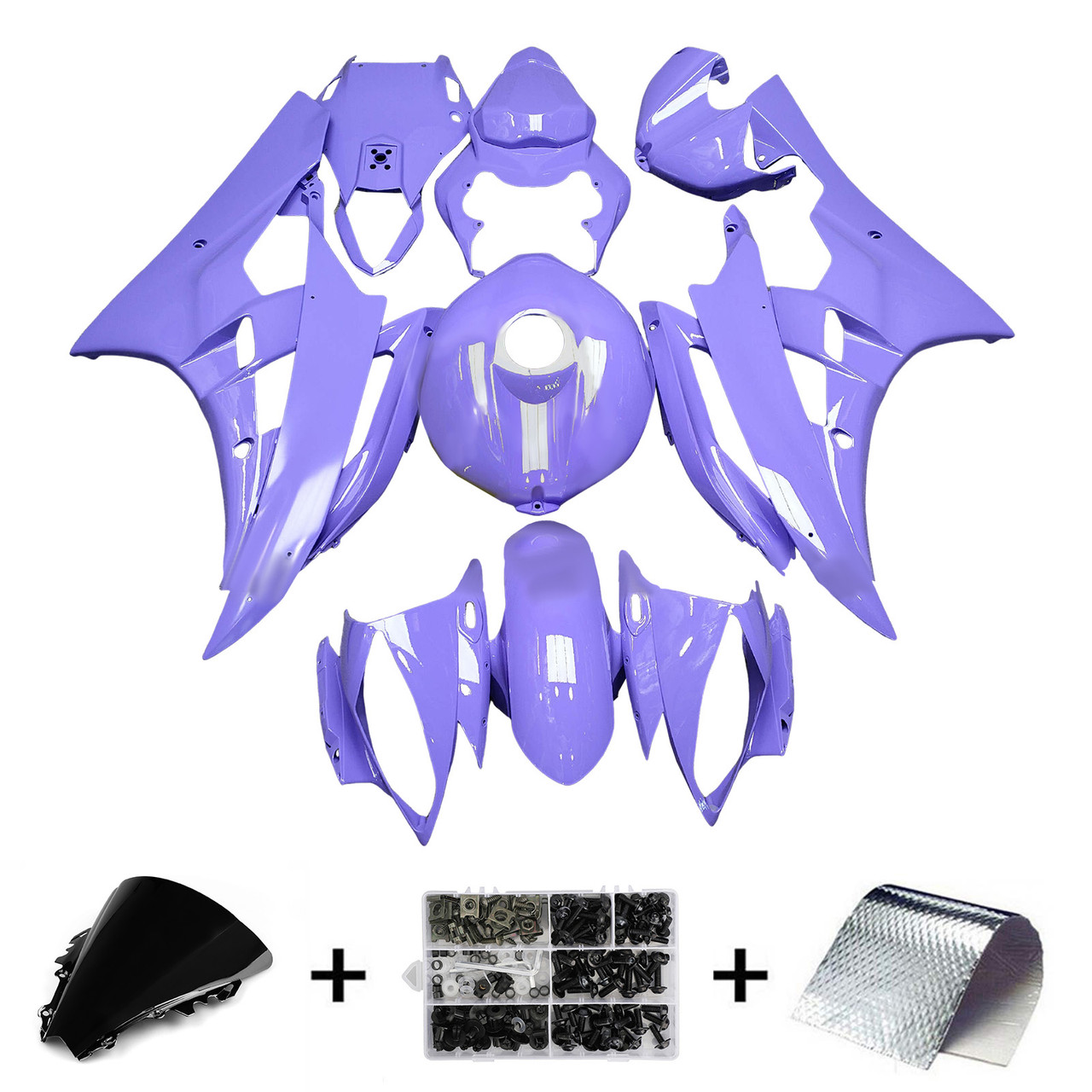 Yamaha YZFR6 YZF-R6 2006-2007 Fairing Kit Bodywork Plastic ABS Generic#220