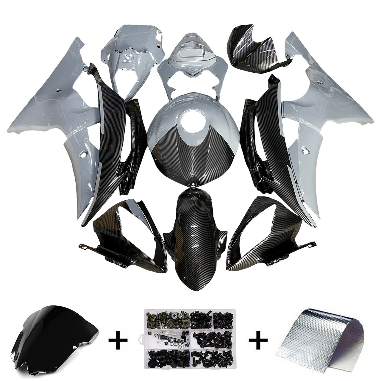 Yamaha YZFR6 YZF-R6 2008-2016 Fairing Kit Bodywork Plastic ABS Generic#269