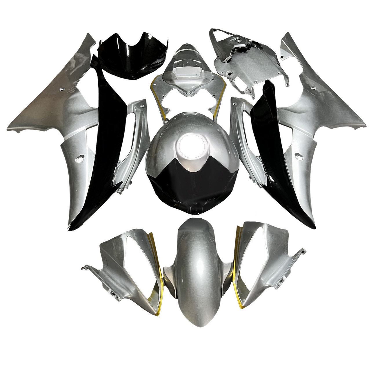 Yamaha YZFR6 YZF-R6 2008-2016 Fairing Kit Bodywork Plastic ABS Generic#306