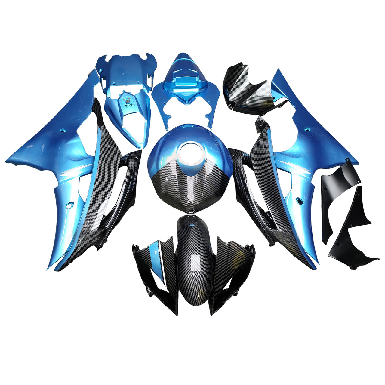 Yamaha YZFR6 YZF-R6 2008-2016 Fairing Kit Bodywork Plastic ABS Generic#310