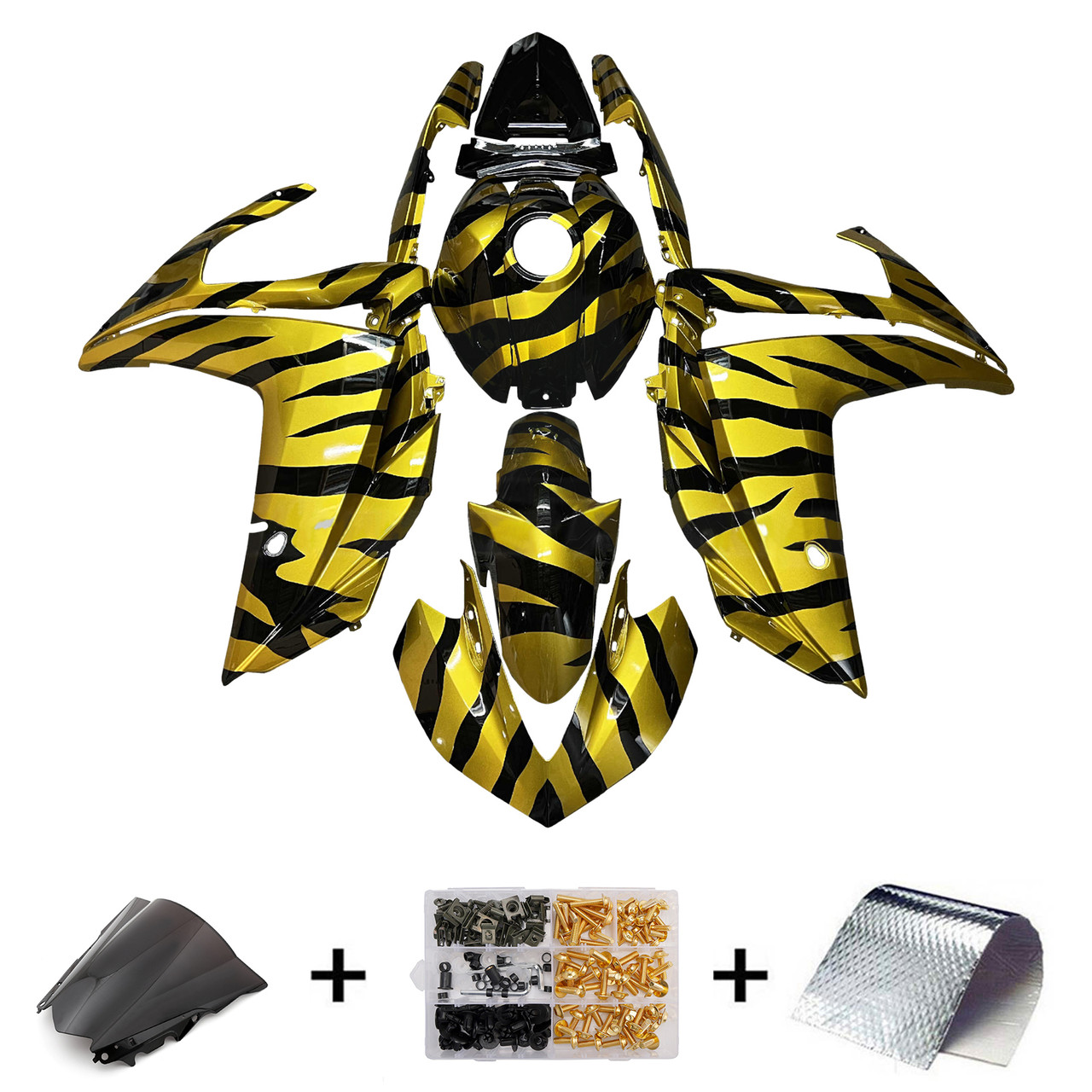 Yamaha YZF-R3 2014-2018 R25 2015-2017 Fairing Kit Bodywork Plastic ABS Generic#182