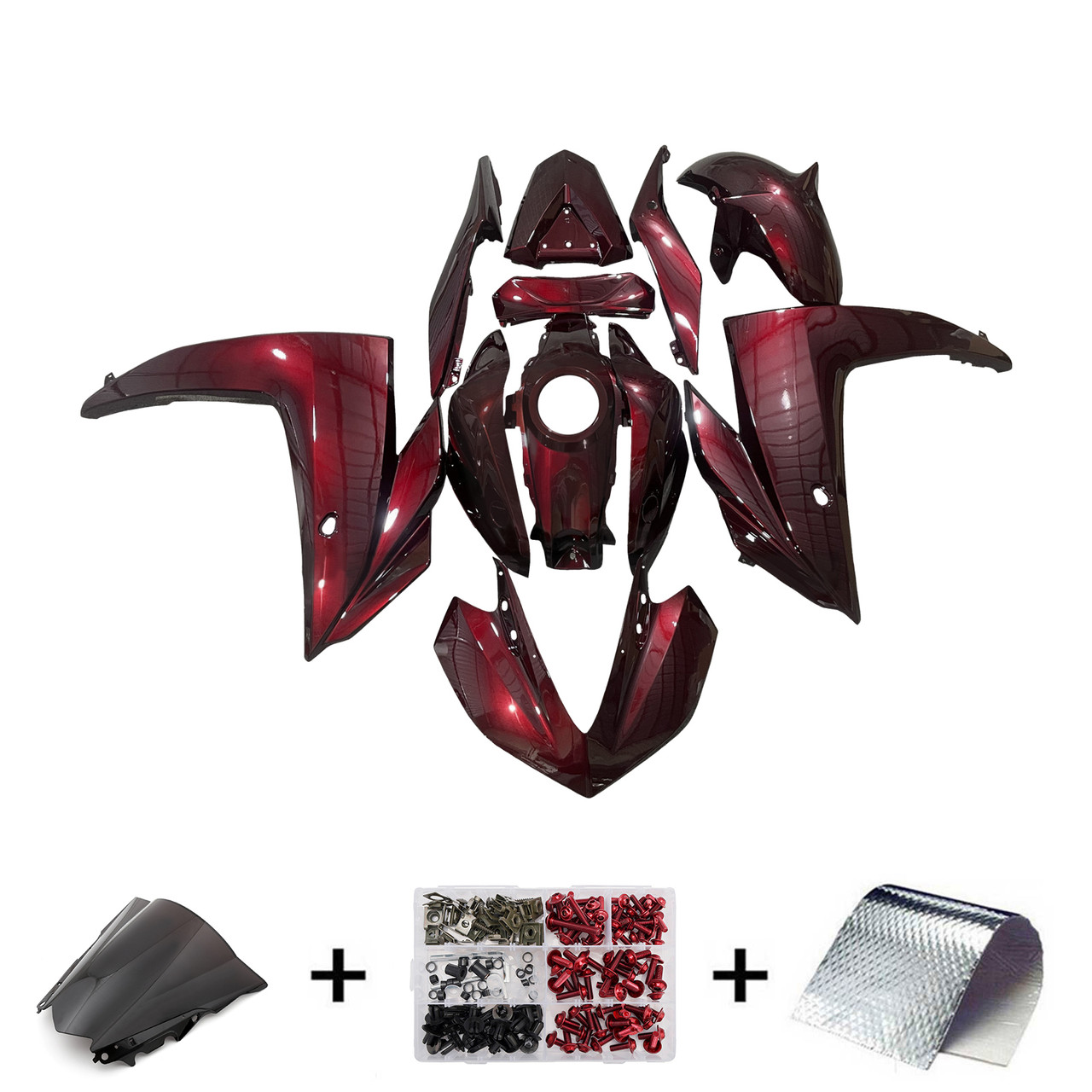 Yamaha YZF-R3 2014-2018 R25 2015-2017 Fairing Kit Bodywork Plastic ABS Generic#188