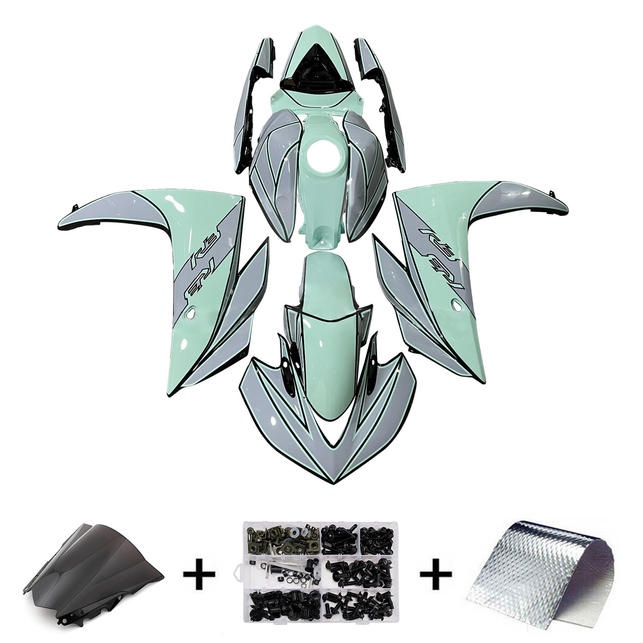 Yamaha YZF-R3 2014-2018 R25 2015-2017 Fairing Kit Bodywork Plastic ABS Generic#191