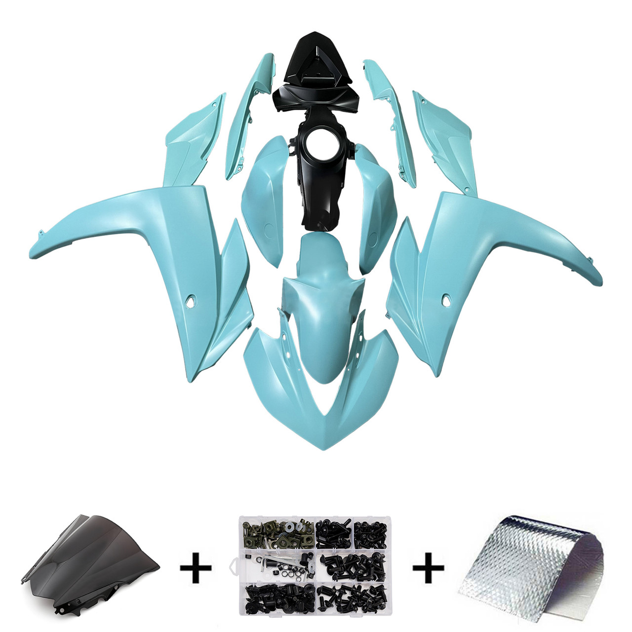 Yamaha YZF-R3 2014-2018 R25 2015-2017 Fairing Kit Bodywork Plastic ABS Generic#192