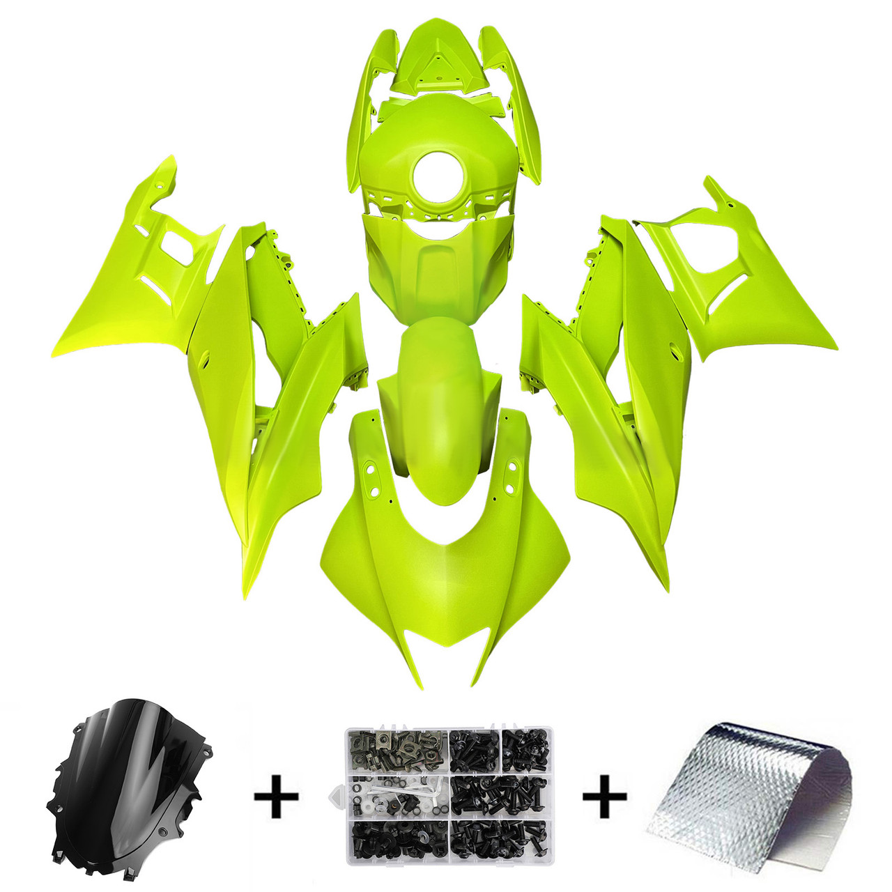 Yamaha YZF-R3 R25 2019-2021 Fairing Kit Bodywork Plastic ABS Generic#191