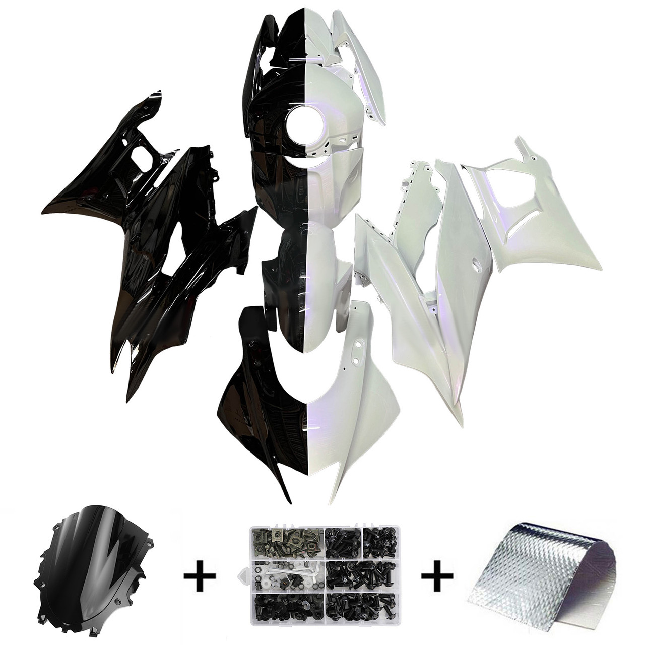 Yamaha YZF-R3 R25 2019-2021 Fairing Kit Bodywork Plastic ABS Generic#192