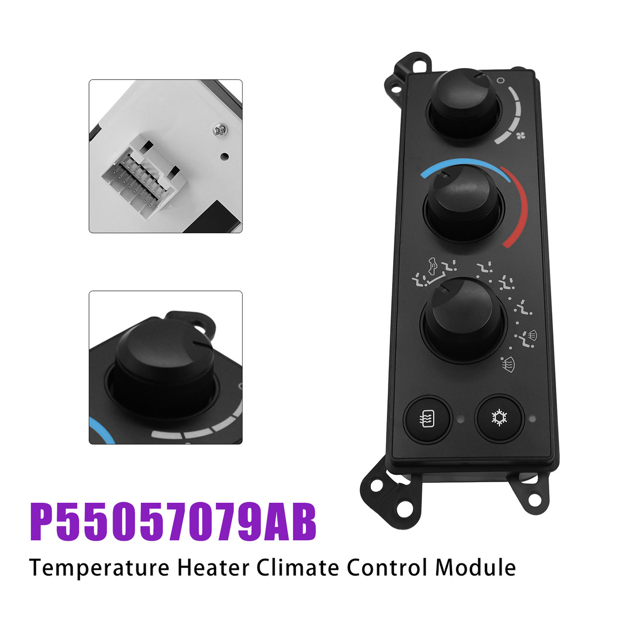 2008-2011 Dodge Dakota Temperature Heater Climate Control Module P55057079AB Generic 2008-2011 Dodge Dakota Temperature Heater Climate Control Module P55057079AB Generic