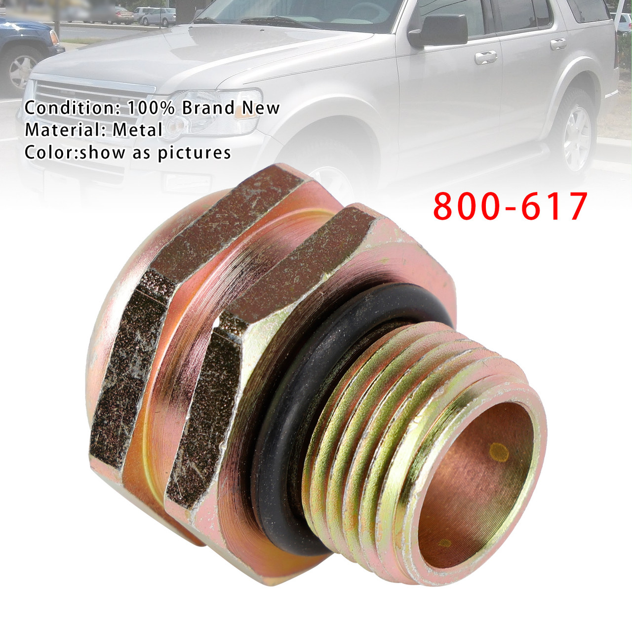 2005-2007 Ford F-250 F-350 F-450 F-550 Super Duty Transmission Cooler Line Quick Connector 800-617 Generic 2005-2007 Ford F-250 F-350 F-450 F-550 Super Duty Transmission Cooler Line Quick Connector 800-617 Generic