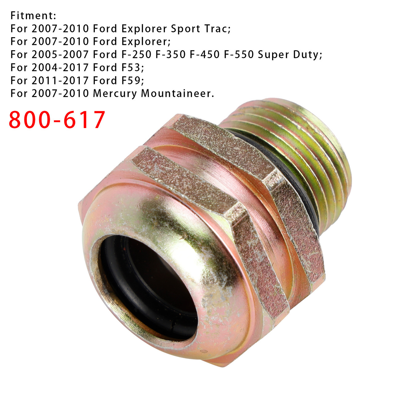 2011-2017 Ford F59 F53 Transmission Cooler Line Quick Connector 800-617 Generic