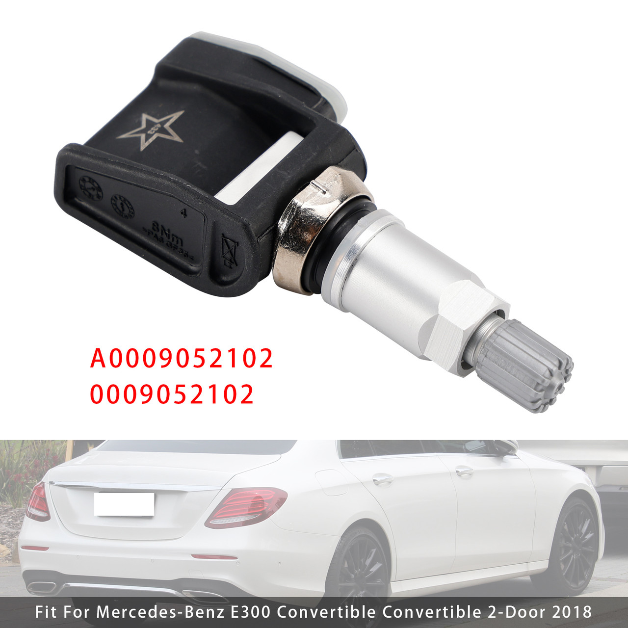 2015-2018 Mercedes-Benz E-Class A-Class 1X TPMS Tire Pressure Sensor A0009052102 Generic 2015-2018 Mercedes-Benz E-Class A-Class 1X TPMS Tire Pressure Sensor A0009052102 Generic