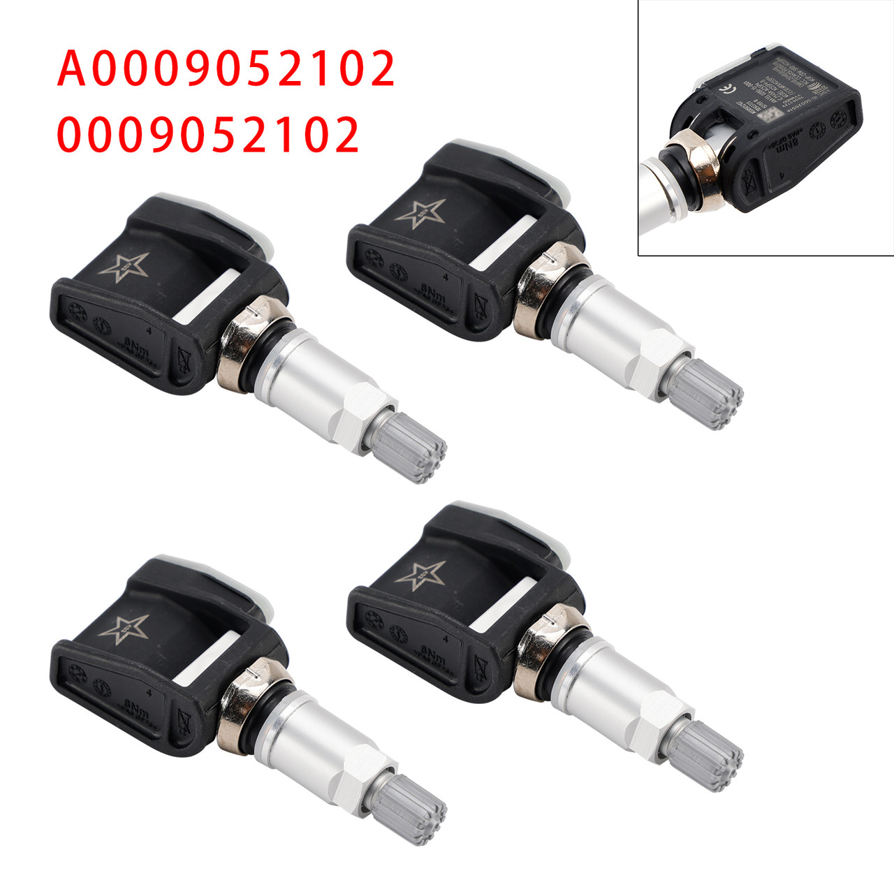 2019-2021 Mercedes-Benz G550 G63 AMG 4X TPMS Tire Pressure Sensor A0009052102 Generic 2019-2021 Mercedes-Benz G550 G63 AMG 4X TPMS Tire Pressure Sensor A0009052102 Generic