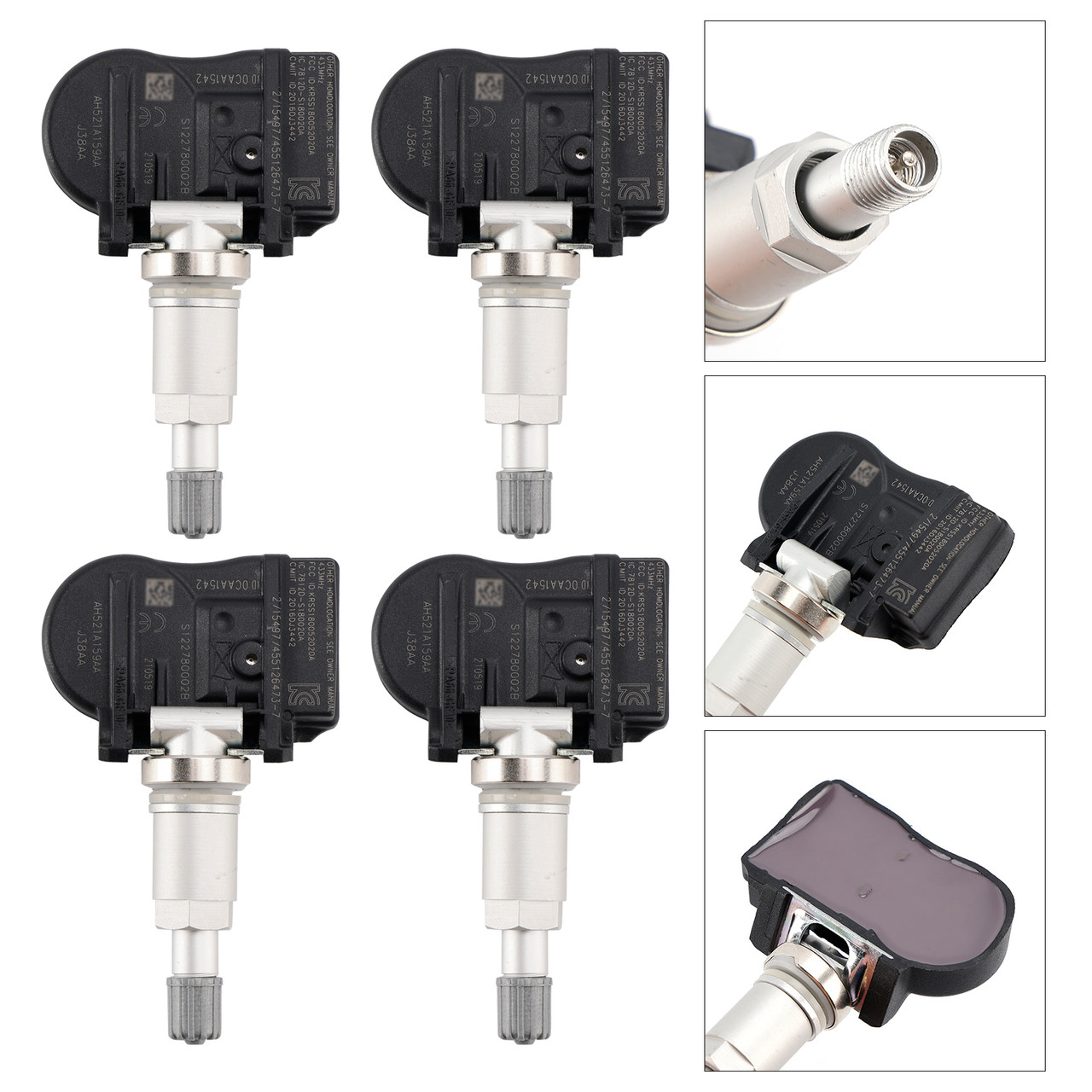 2014-2021 Land Rover RANGE ROVER SPORT II VELAR L560 VOQUE L405 4X TPMS Tire Pressure Sensor AH521A159AA Generic 2014-2021 Land Rover RANGE ROVER SPORT II VELAR L560 VOQUE L405 4X TPMS Tire Pressure Sensor AH521A159AA Generic