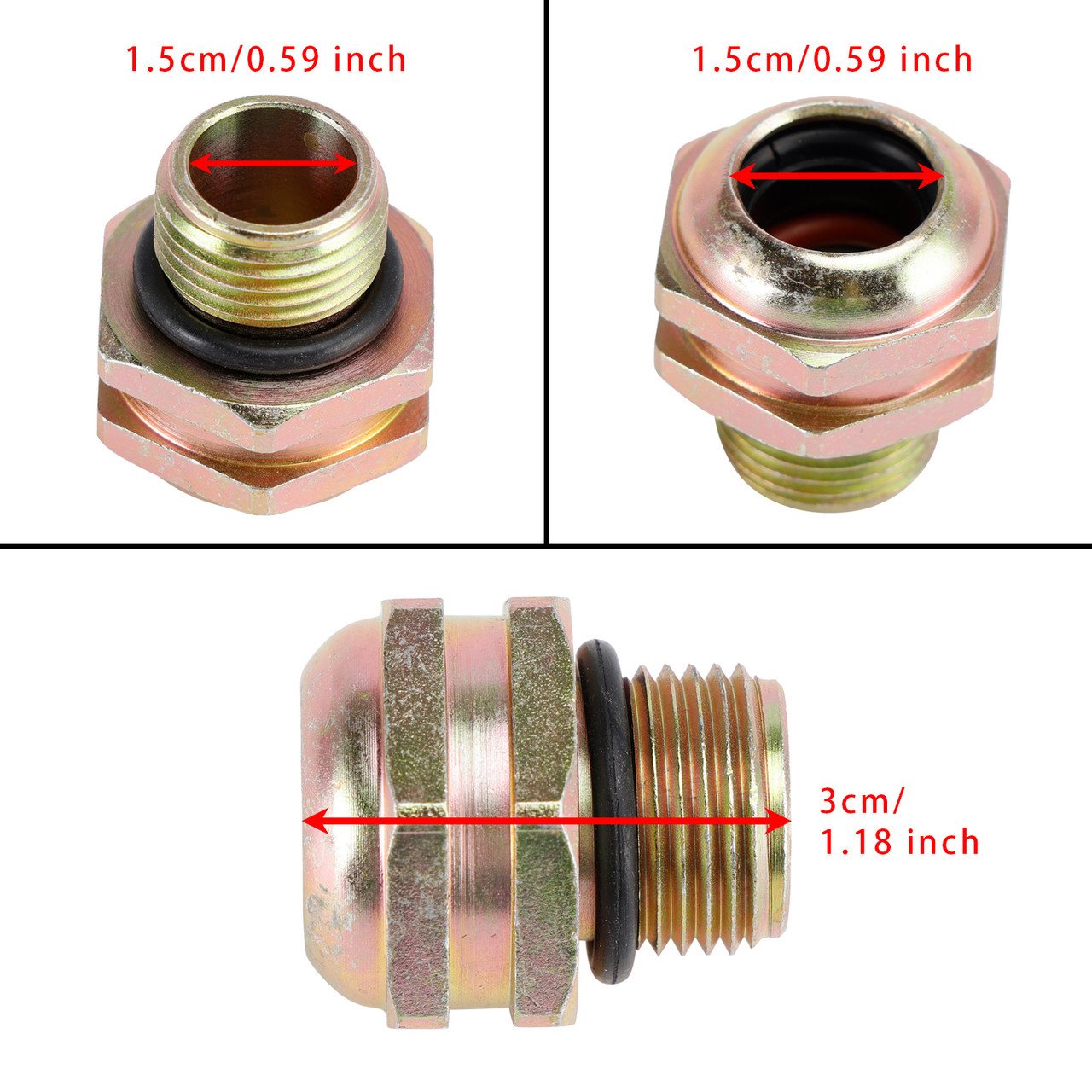 2005-2007 Ford F-250 F-350 F-450 F-550 Super Duty 2PCS Transmission Cooler Line Quick Connector 800-617 Generic 2005-2007 Ford F-250 F-350 F-450 F-550 Super Duty 2PCS Transmission Cooler Line Quick Connector 800-617 Generic