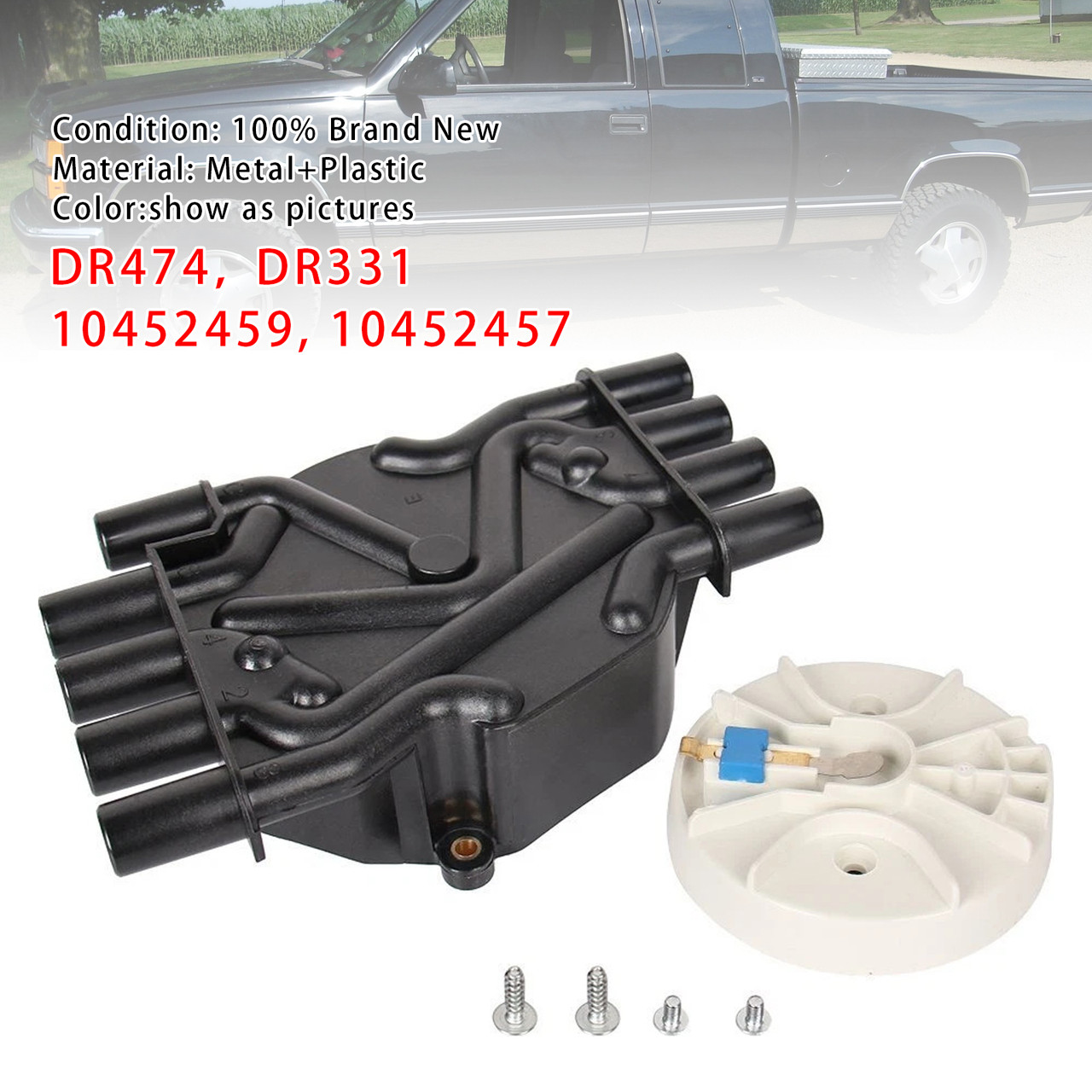 1996-2000 Chevrolet K1500 K2500 K3500 Distributor Cap and Rotor Kit 120141 1996-2000 Chevrolet K1500 K2500 K3500 Distributor Cap and Rotor Kit 120141