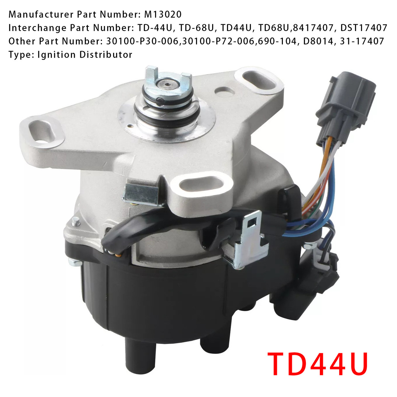1992-1995 HONDA CIVIC Si B16A2 DOHC VTEC Ignition Distributor TD44U Generic 1992-1995 HONDA CIVIC Si B16A2 DOHC VTEC Ignition Distributor TD44U Generic