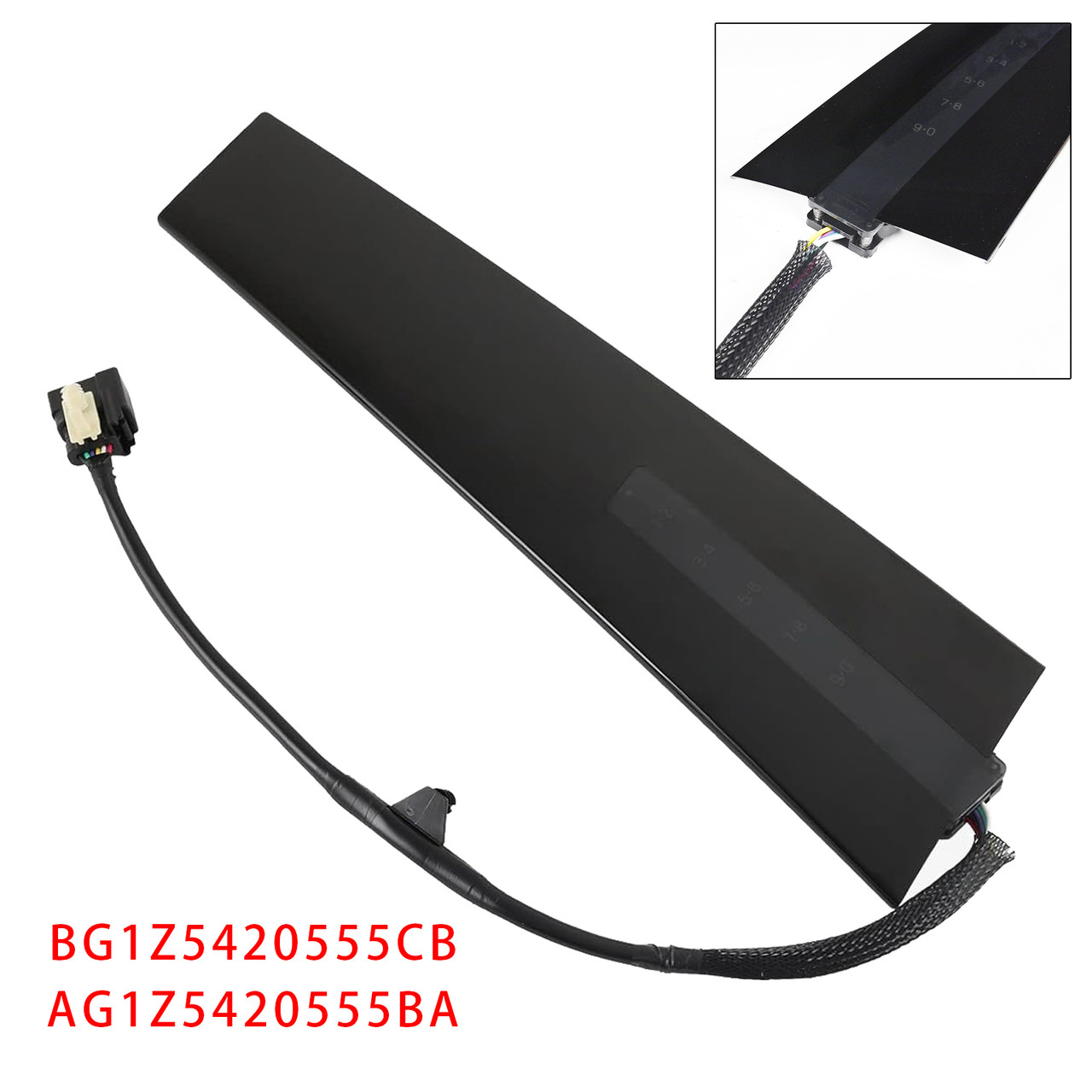 2011-2019 Ford Taurus Front Driver Left B Pillar Molding Trim & Door Keyless Entry Pad BG1Z5420555CB AG1Z5420555BA Generic