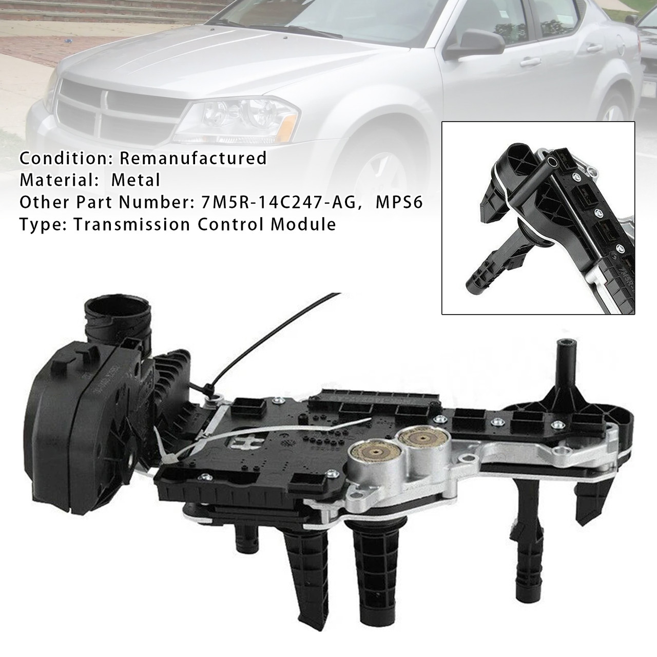 2010-2011 Ford Kuga Mondeo S-Max Transmission Control Module Unit 7M5R-14C247-AG MPS6 Generic