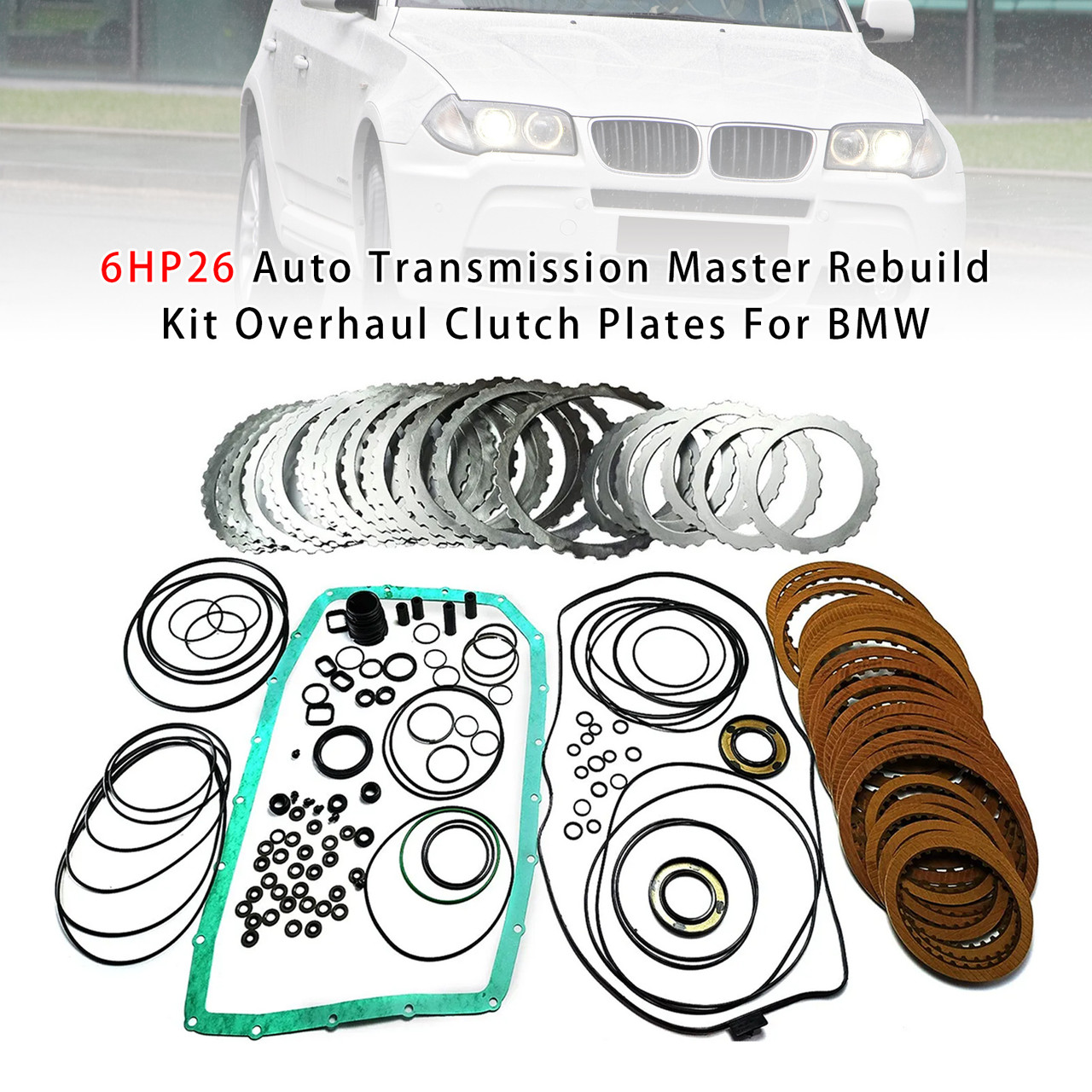 BMW 3/5/6/7 SERIES Auto Transmission Master Rebuild Kit Overhaul Clutch Plates 6HP26 Generic