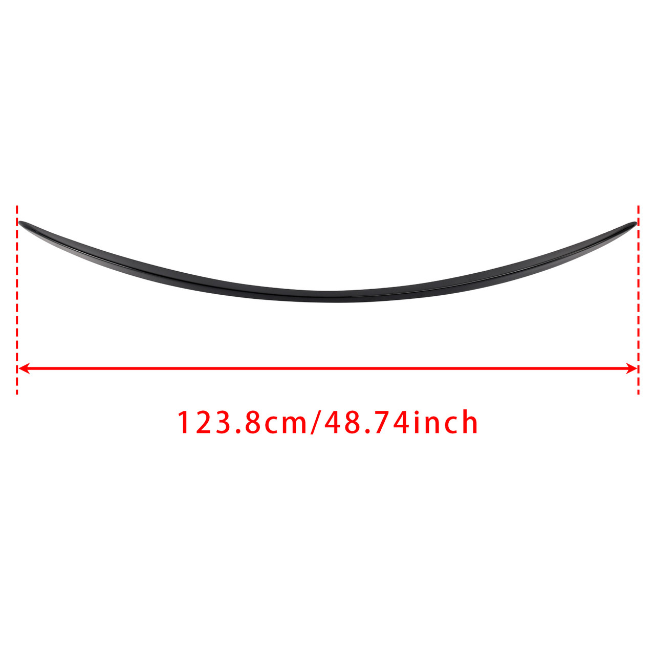 2020+ Mercedes-Benz E-Class W213 E63 Style Rear Boot Spoiler Gloss Black Generic