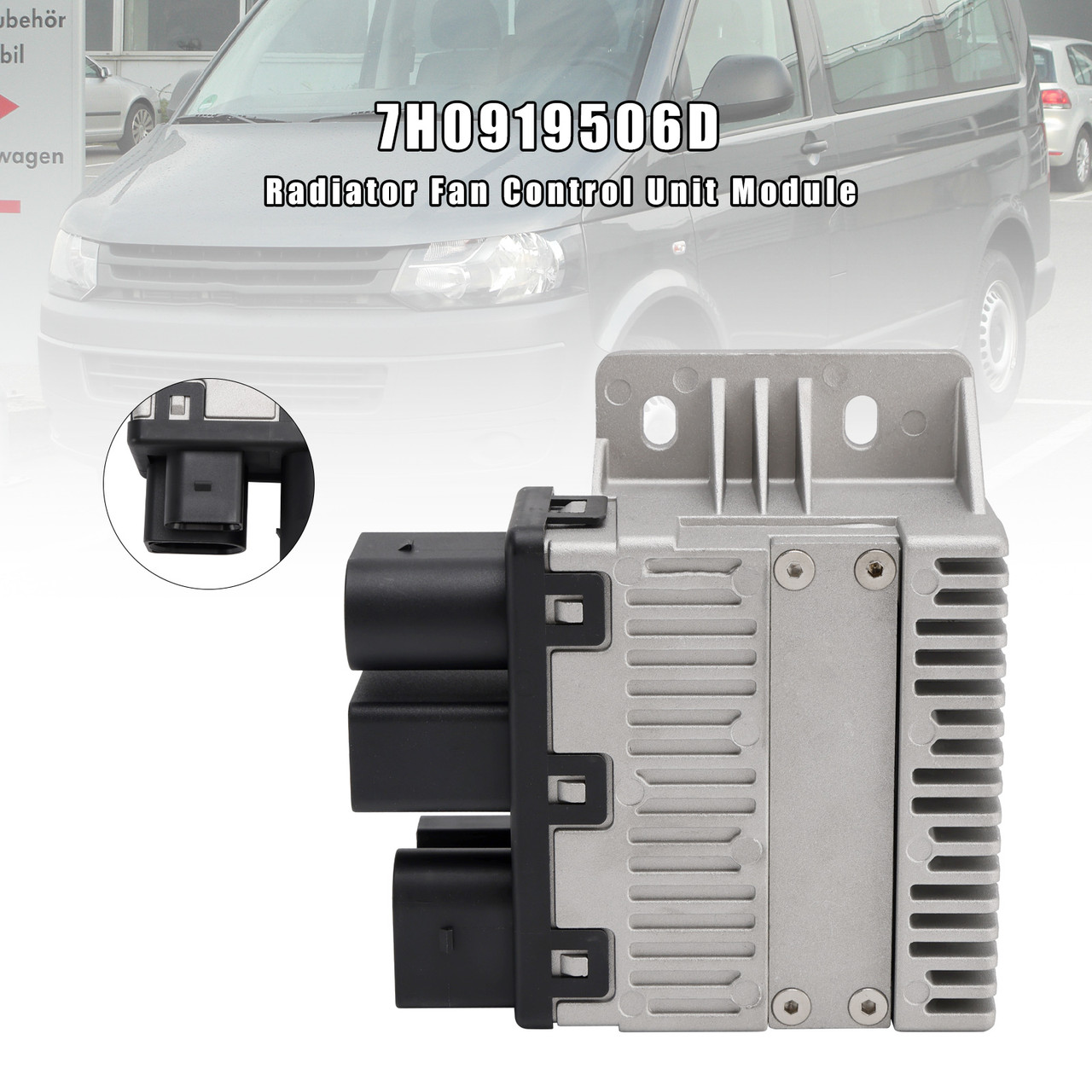 2007-2010 Campmobil T5 Radiator Fan Control Unit Module 7H0919506D Generic