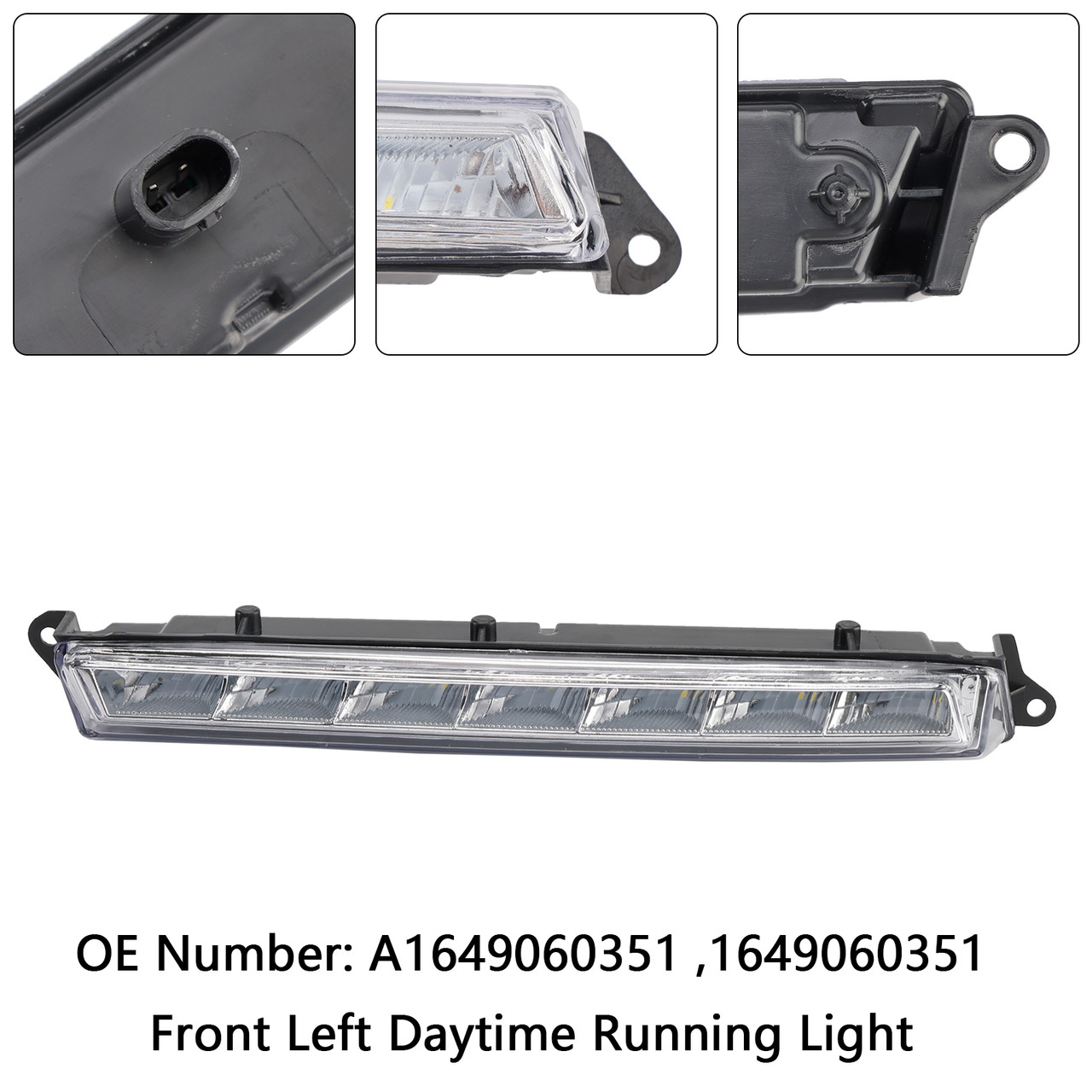2007-2013 Mercedes-Benz X164 GL320 GL350 GL450 ML63 AMG X166 Front Left Daytime Running Light A1649060351 Generic