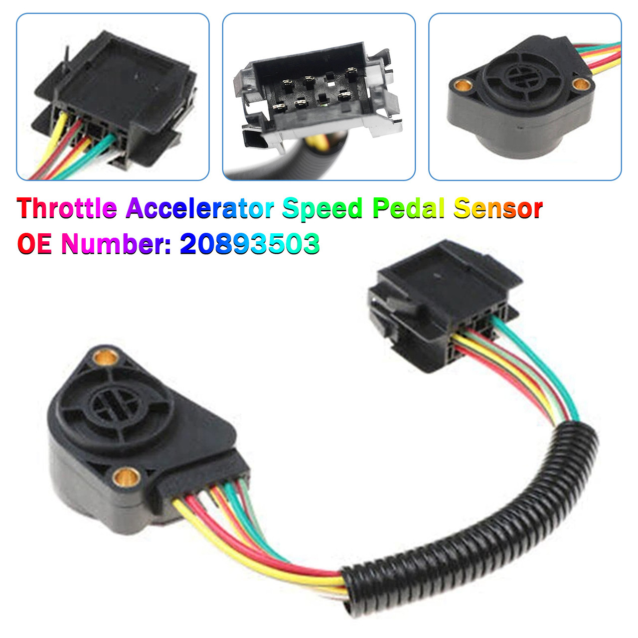 Volvo Truck FH12 FM12 FH16 Throttle Accelerator Speed Pedal Sensor 20893503 Generic