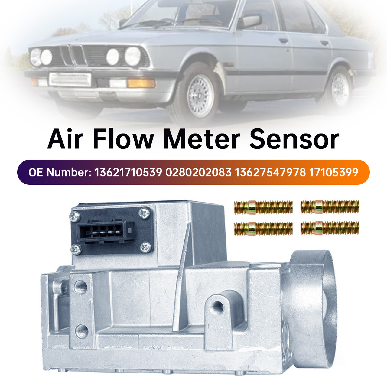 BMW E30 E28 E34 320i 520i 325e 525e Air Flow Meter Sensor 0280202083 17105399 Generic BMW E30 E28 E34 320i 520i 325e 525e Air Flow Meter Sensor 0280202083 17105399 Generic