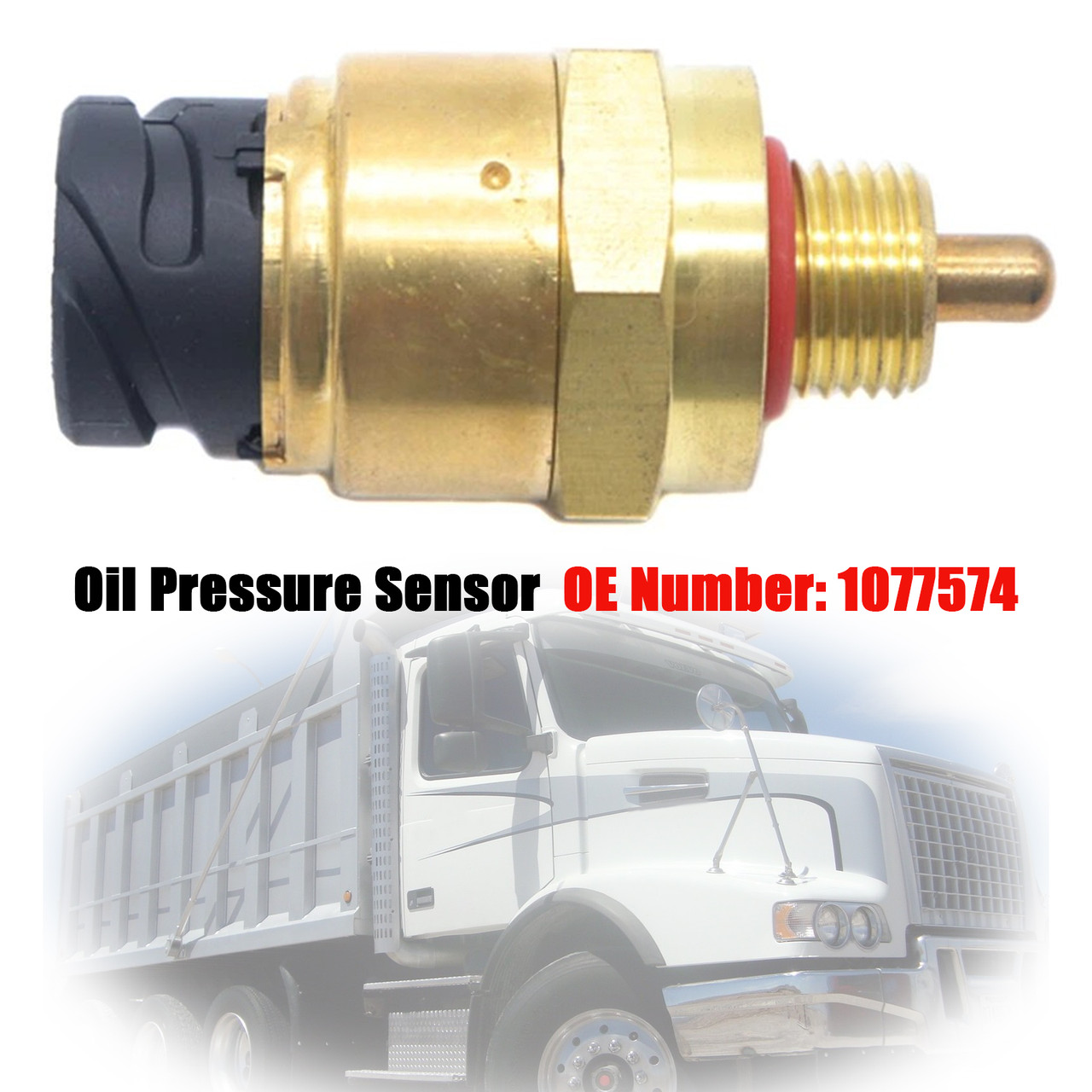 2003-2008 Volvo VHD VN VNL VNM D12 12.1L Oil Pressure Sensor 1077574 Generic