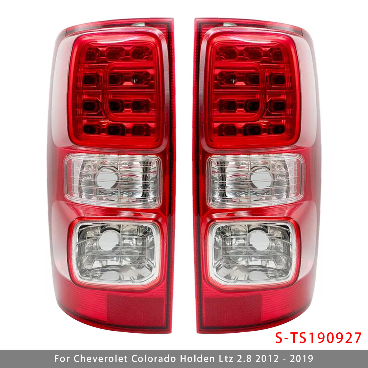 2012-2019 Cheverolet Colorado Holden Ltz 2.8 LH+RH Rear Led Tail Lamp S-TS190927 Generic