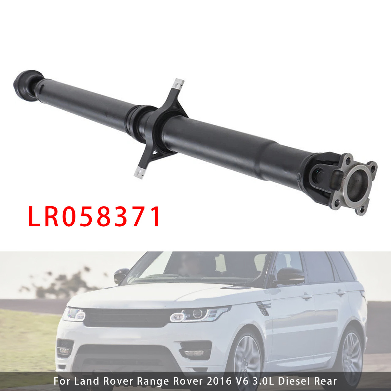 2013-2016 Land Rover Range Rover V8 5.0L Rear Drive Shaft Assembly LR058371 Generic 2013-2016 Land Rover Range Rover V8 5.0L Rear Drive Shaft Assembly LR058371 Generic