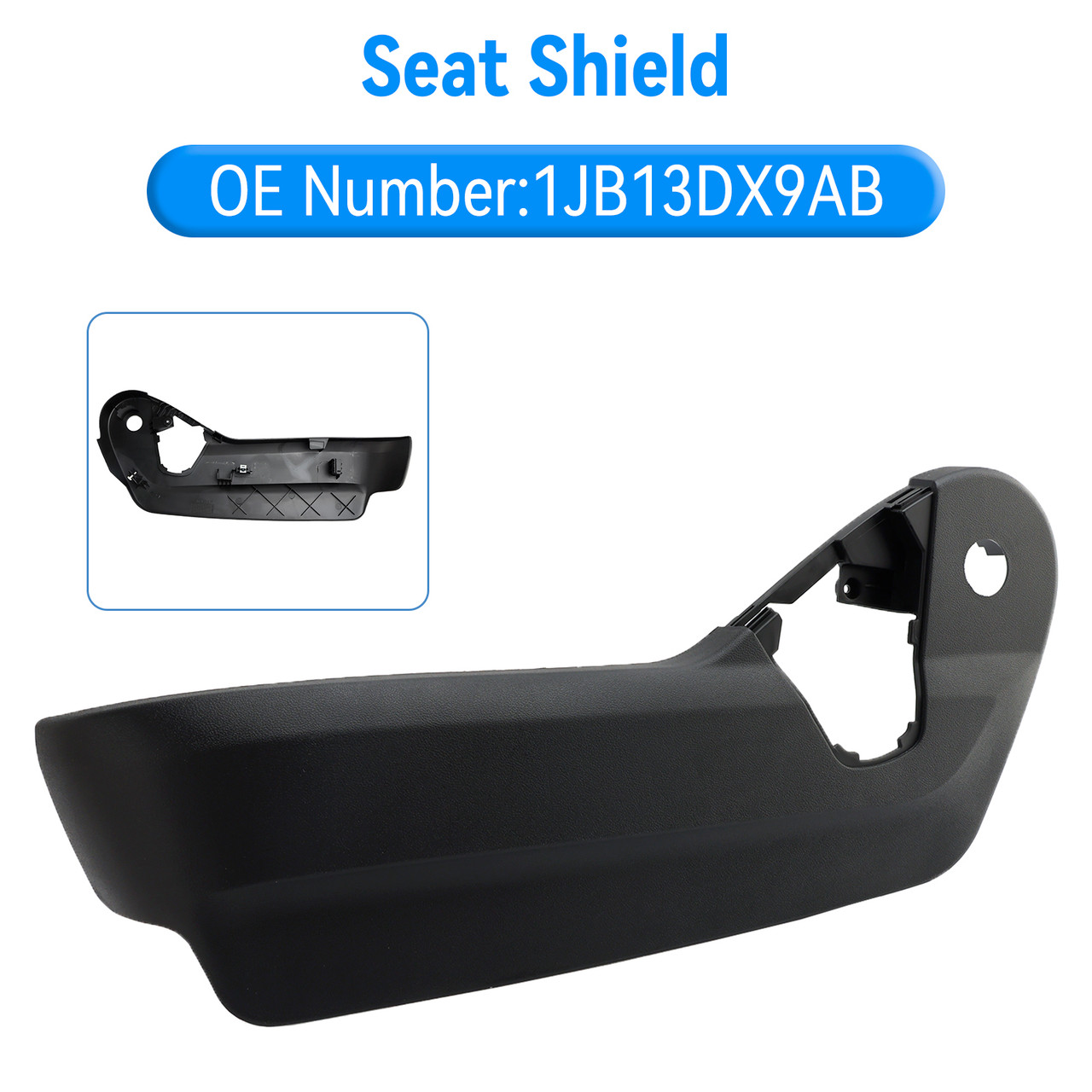 2011-2016 Chrysler Town & Country Seat Shield Driver Outboard 1JB13DX9AB Generic 2011-2016 Chrysler Town & Country Seat Shield Driver Outboard 1JB13DX9AB Generic