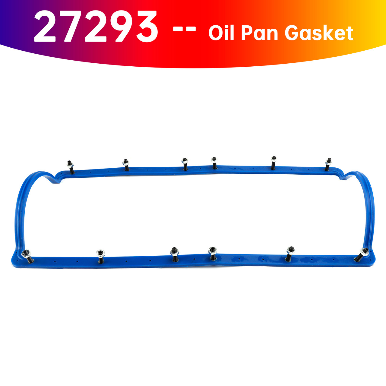 1994-2003 Ford Powerstroke 7.3L Rubber W/ Steel Core Oil Pan Gasket 27293 Generic 1994-2003 Ford Powerstroke 7.3L Rubber W/ Steel Core Oil Pan Gasket 27293 Generic