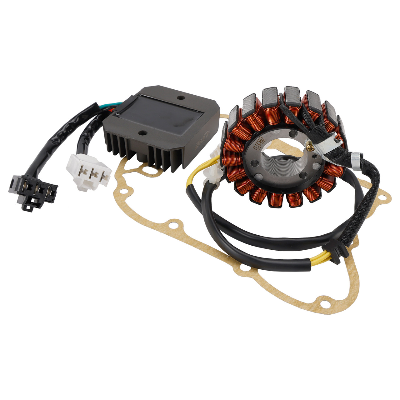 2005-2012 Honda SH125 Magneto Coil Stator+Voltage Regulator+Gasket Assy Generic