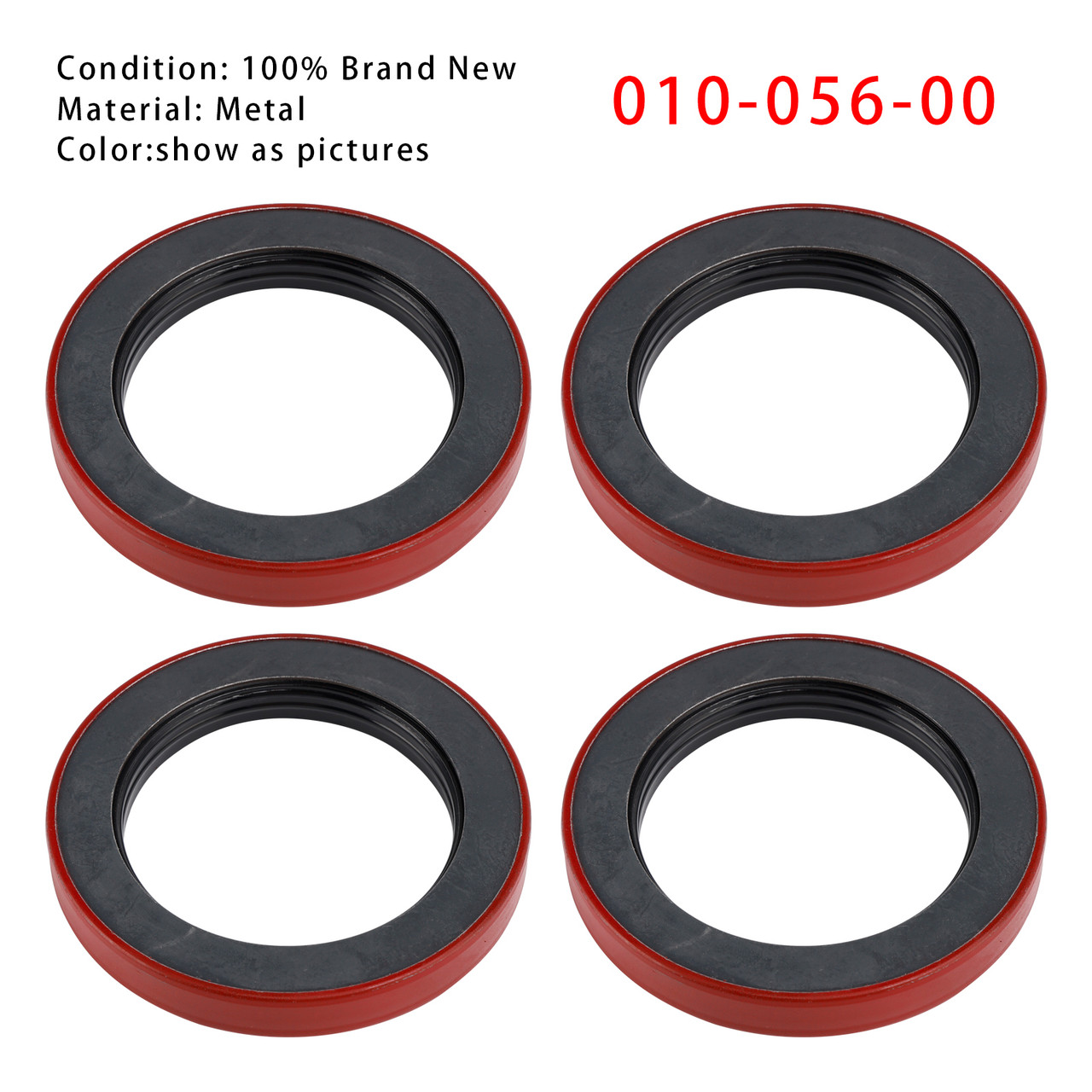 4PCS Oil Seal 3.125" X 4.506" For Dexter 010-056-00 10K 12K Heavy Duty 15K Axles Trailer Axle Bearing Seal