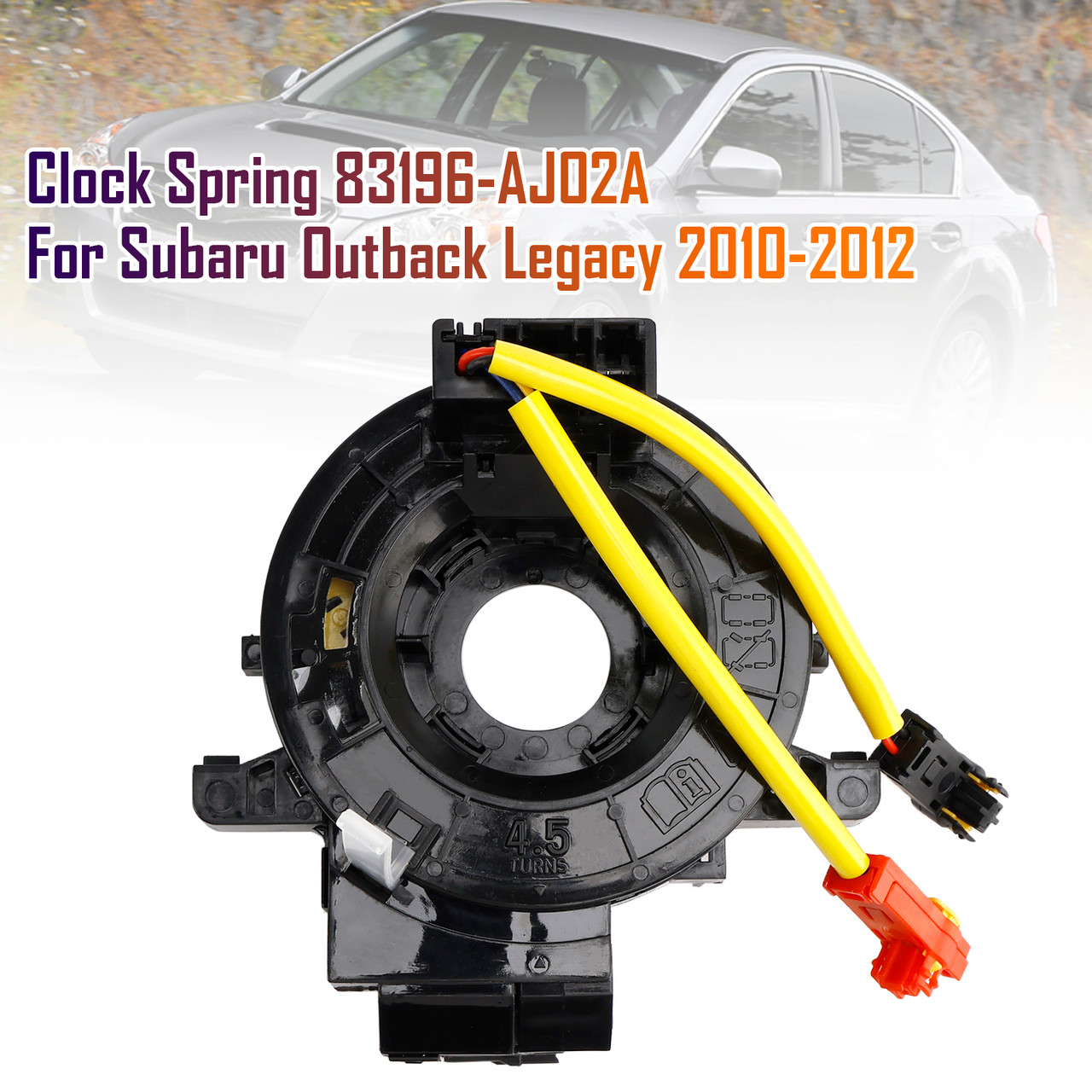 2010-2012 Subaru Legacy Clock Spring 83196-AJ02A Generic