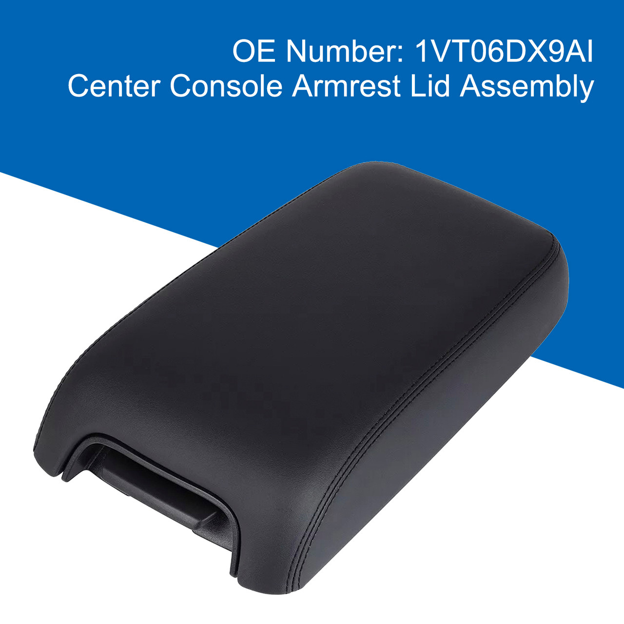 2011-2017 Chrysler 300 Center Console Armrest Lid 1VT06DX9AI Black Generic