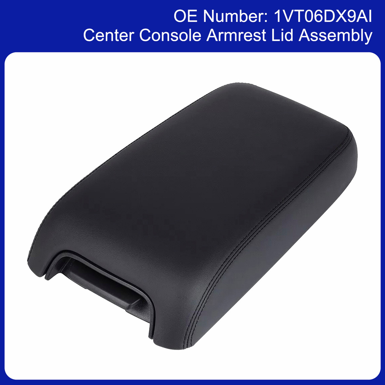 2011-2017 Chrysler 300 Center Console Armrest Lid 1VT06DX9AI Black Generic