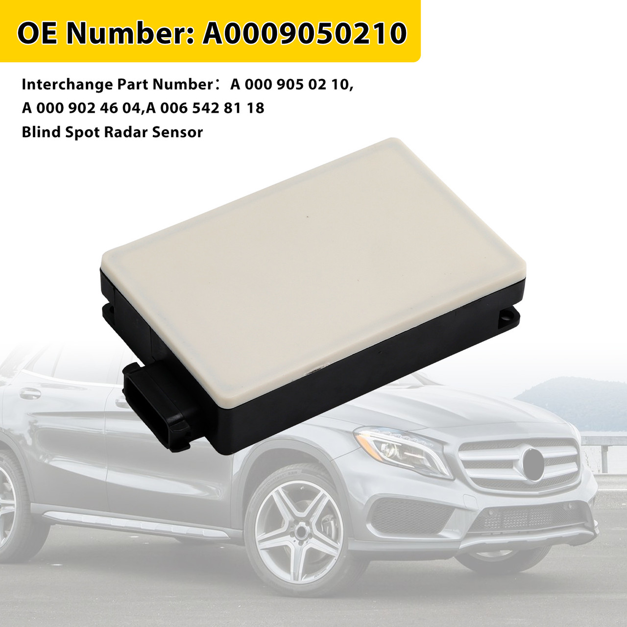 2015-2019 Mercedes-Benz GLE GLS Blind Spot Radar Sensor A0009050210 Generic