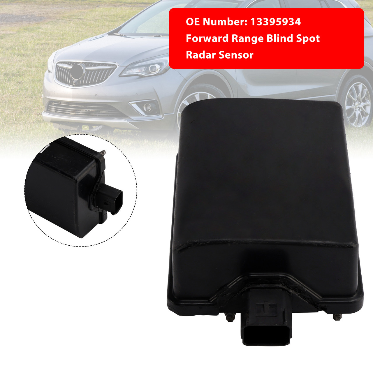 2015-2017 GMC Yukon/ XL Forward Range Blind Spot Radar Sensor 13395934 Generic