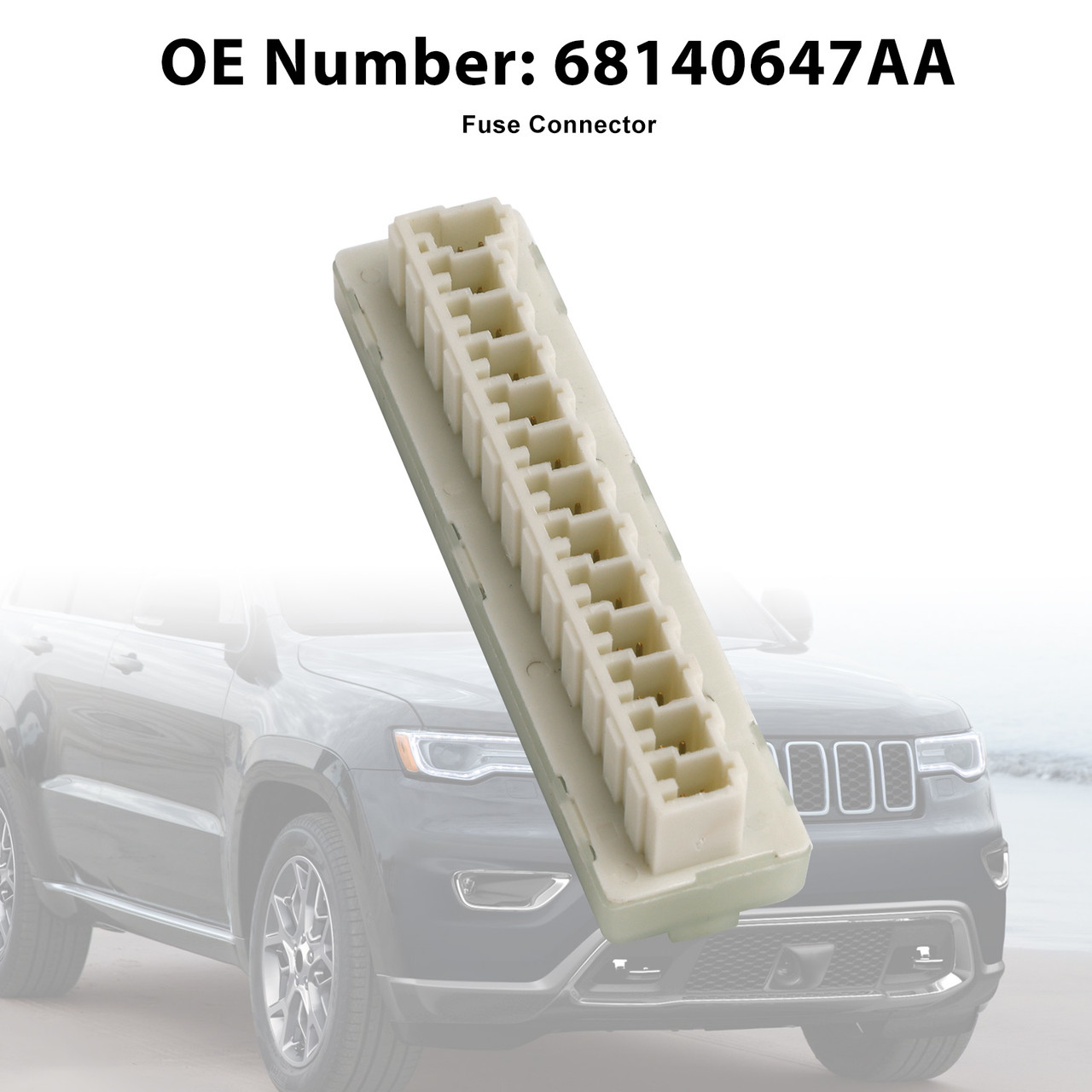 2014-2025 Jeep Cherokee Wrangler Gladiator Fuse Connector 68140647AA Generic
