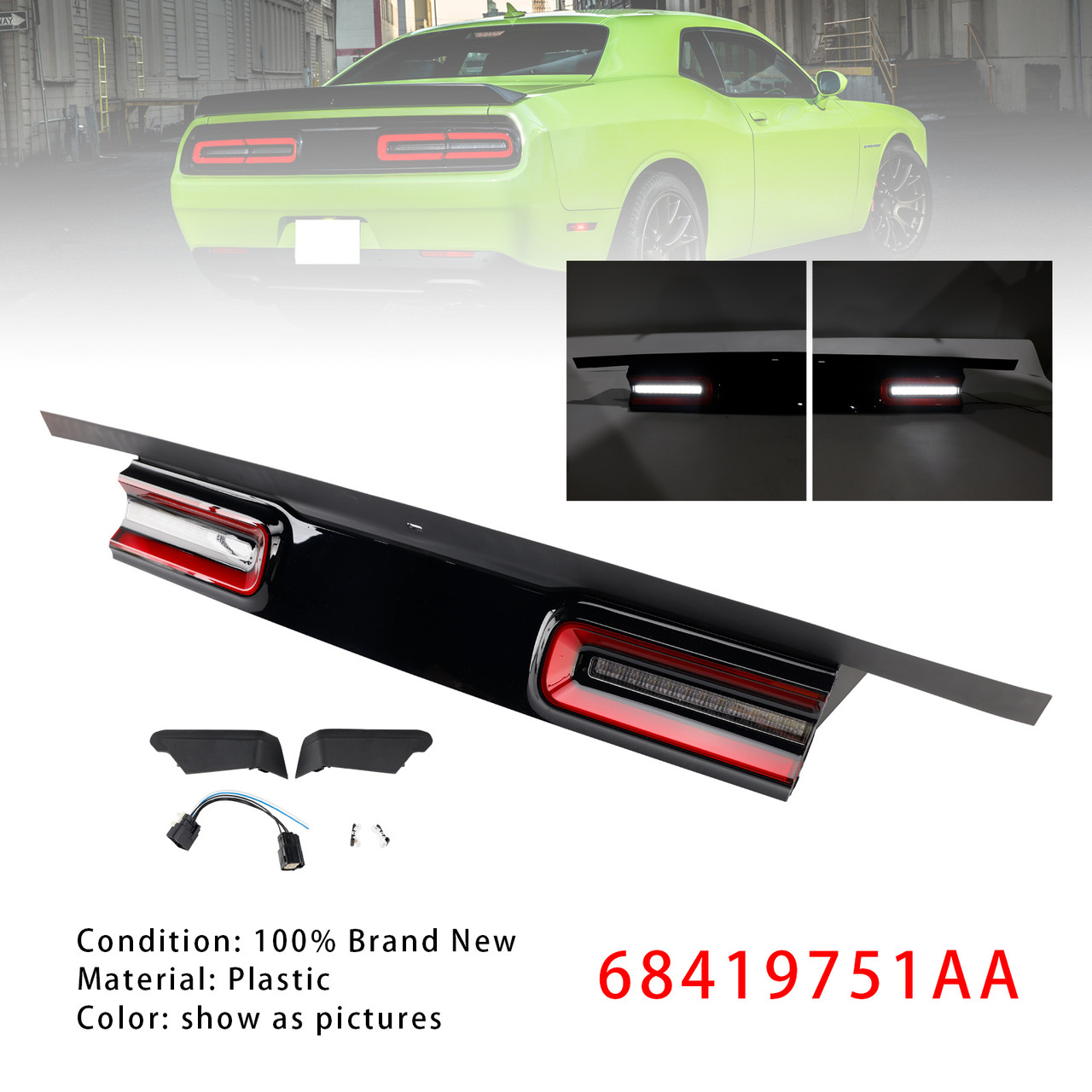2015-2023 Dodge Challenger SRT Hellcat Tail Stop Backup Lamp Tail