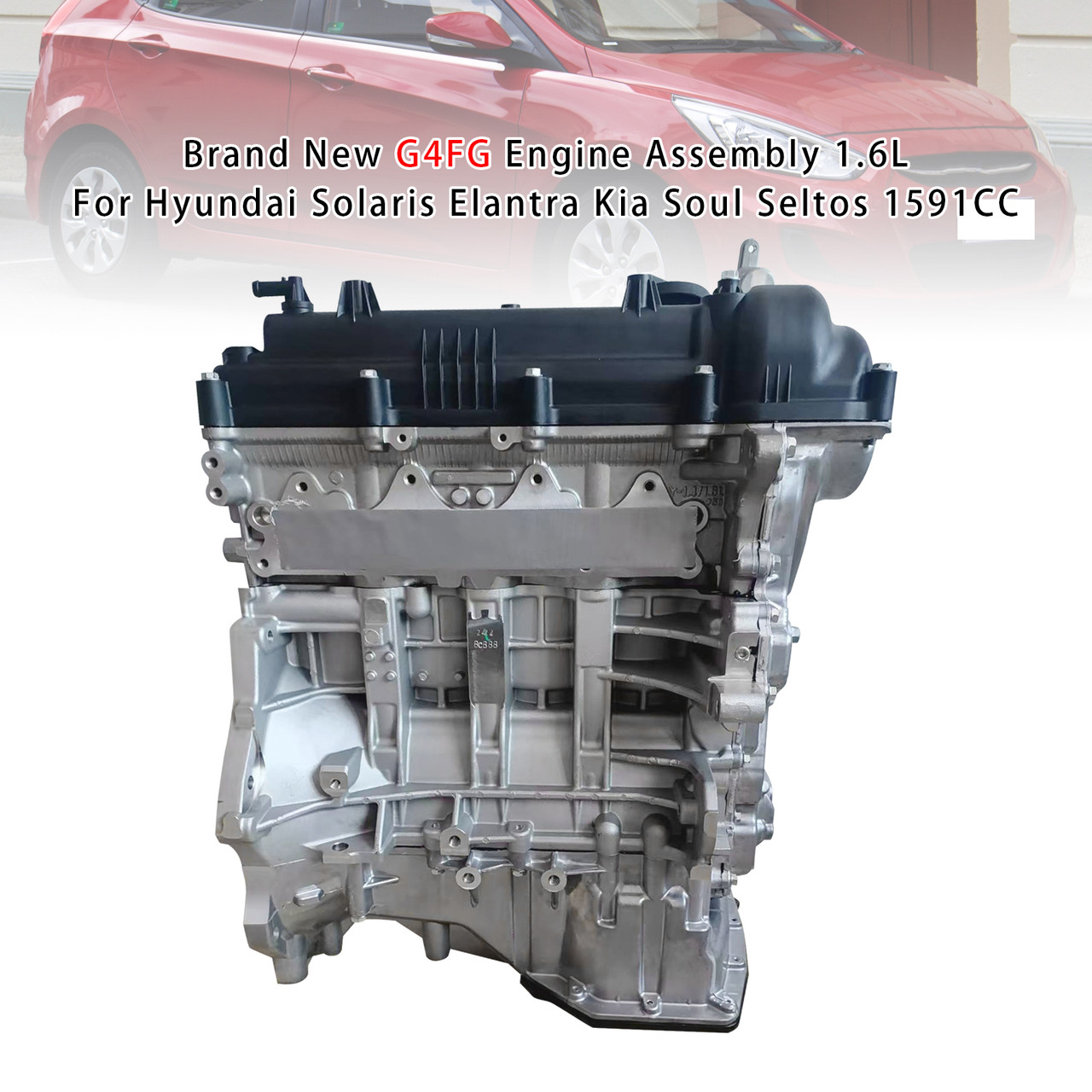 2012-2017 Kia Soul Base/LX Hatchback G4FG Engine Assembly 1.6L