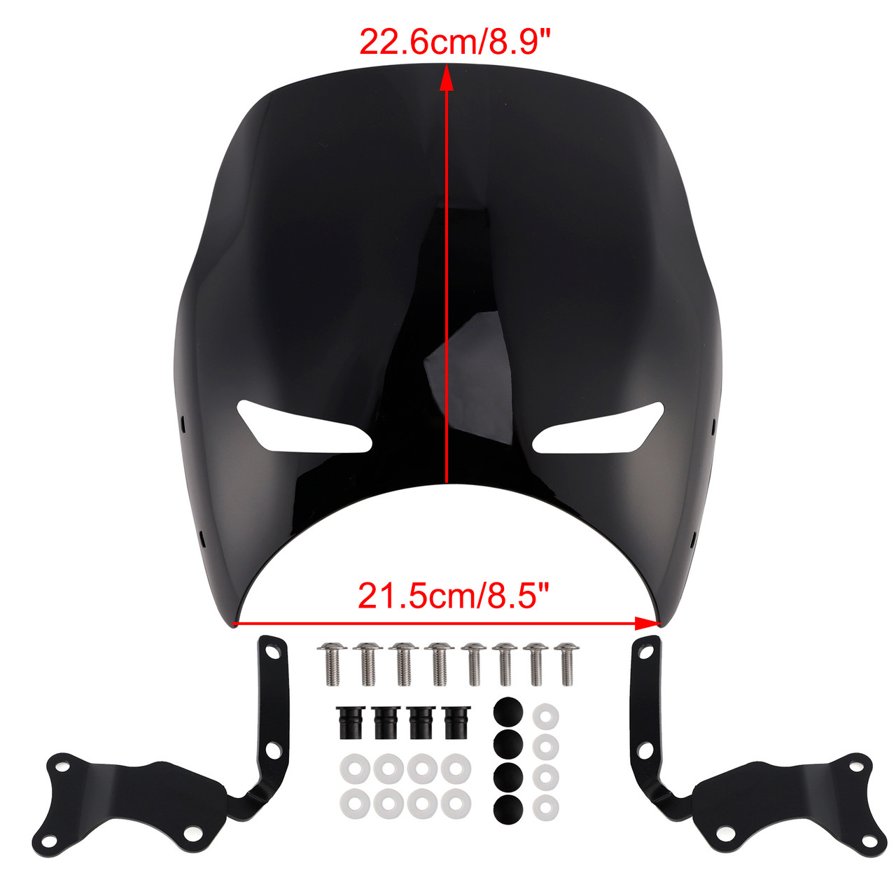 2019-2022 HONDA CB400 CB1300 SUPER FOUR Windshield WindScreen Black Generic