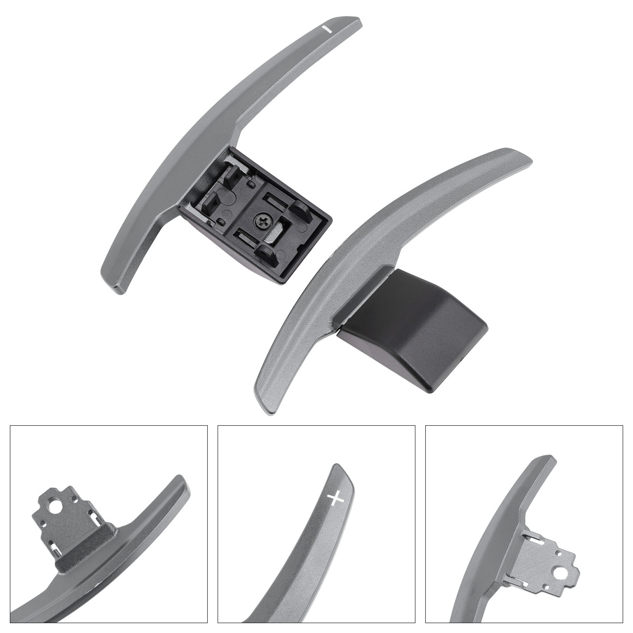2013-2020 BMW X1-X6 Paddle Shifter Extension Aluminium Grey Generic 2013-2020 BMW X1-X6 Paddle Shifter Extension Aluminium Grey Generic