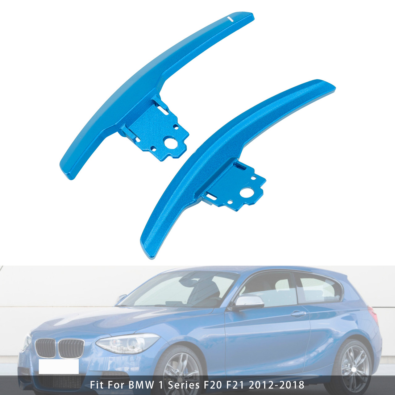 2012-2021 BMW 1-7 Series Paddle Shifter Extension Blue Generic 2012-2021 BMW 1-7 Series Paddle Shifter Extension Blue Generic