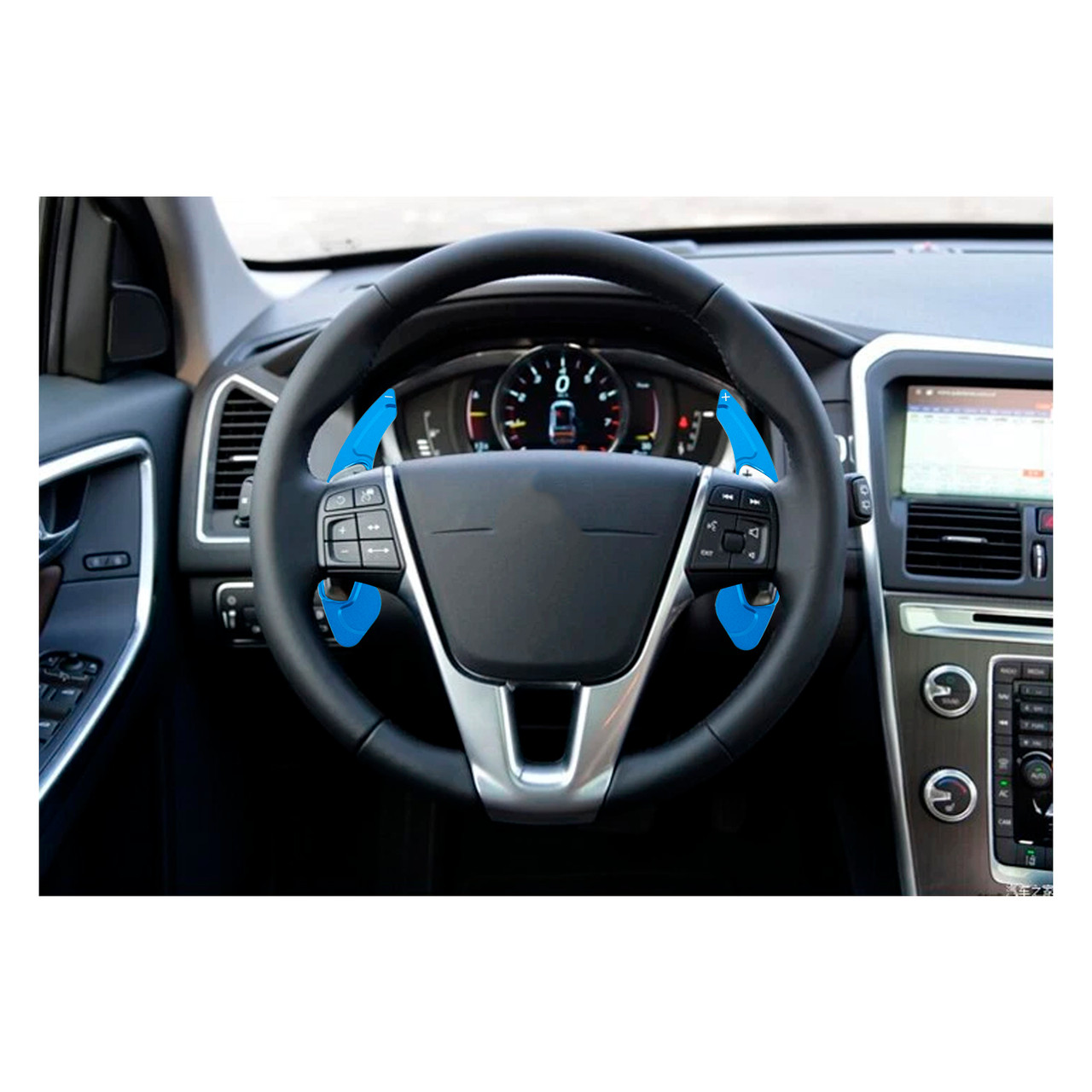 2014-2017 Volvo V60 V40 Steering Wheel Paddle Shifter Extension Aluminium Blue Generic 2014-2017 Volvo V60 V40 Steering Wheel Paddle Shifter Extension Aluminium Blue Generic
