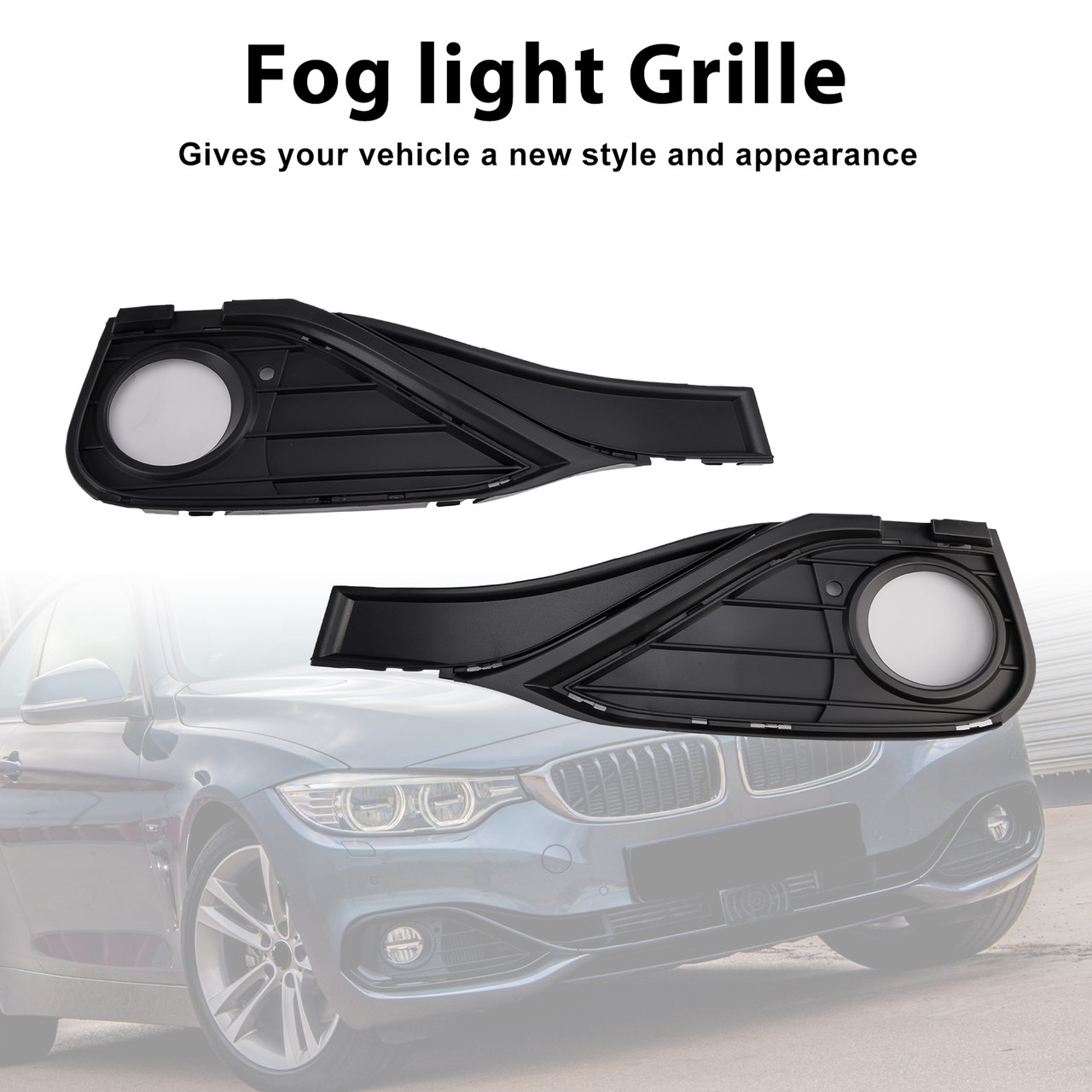 2014-2020 BMW F32 F33 F36 418D Front Fog Light Grille 51117294831 Generic