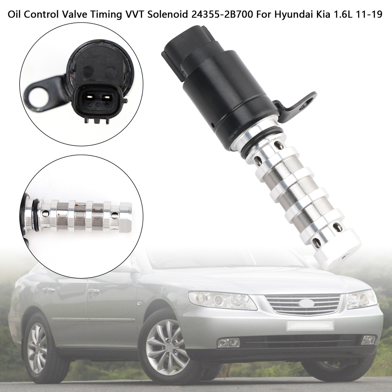 2006-2011 HYUNDAI AZERA ENTOURAGE GENESIS Oil Control Valve Timing VVT Solenoid 24355-2B700 Generic