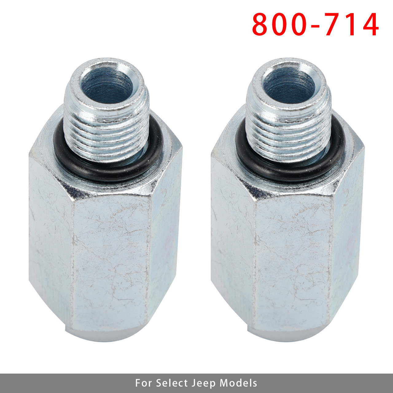 Select Jeep Models 2Pcs Transmission Line Connector-3/8In. OD Tube x 14mm-1.5 800-714 Generic