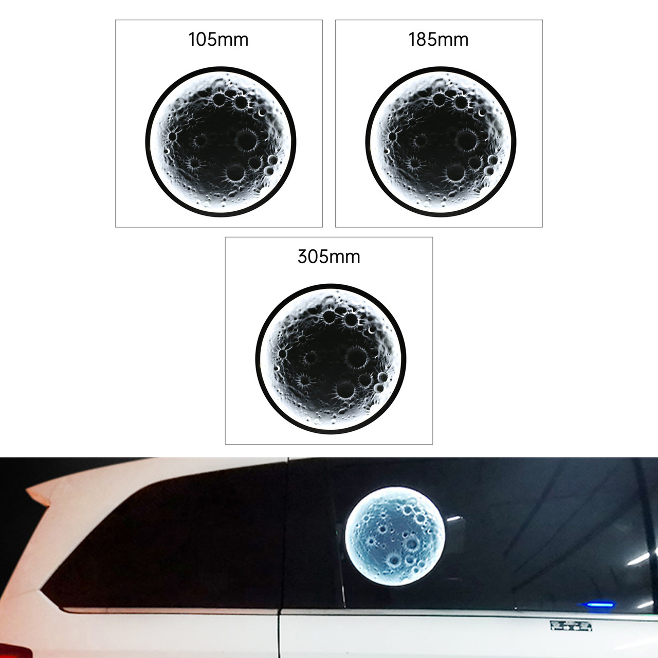 LED-Screen Devil's Eye Car Eye Light Truck Dynamic LED Light XL9